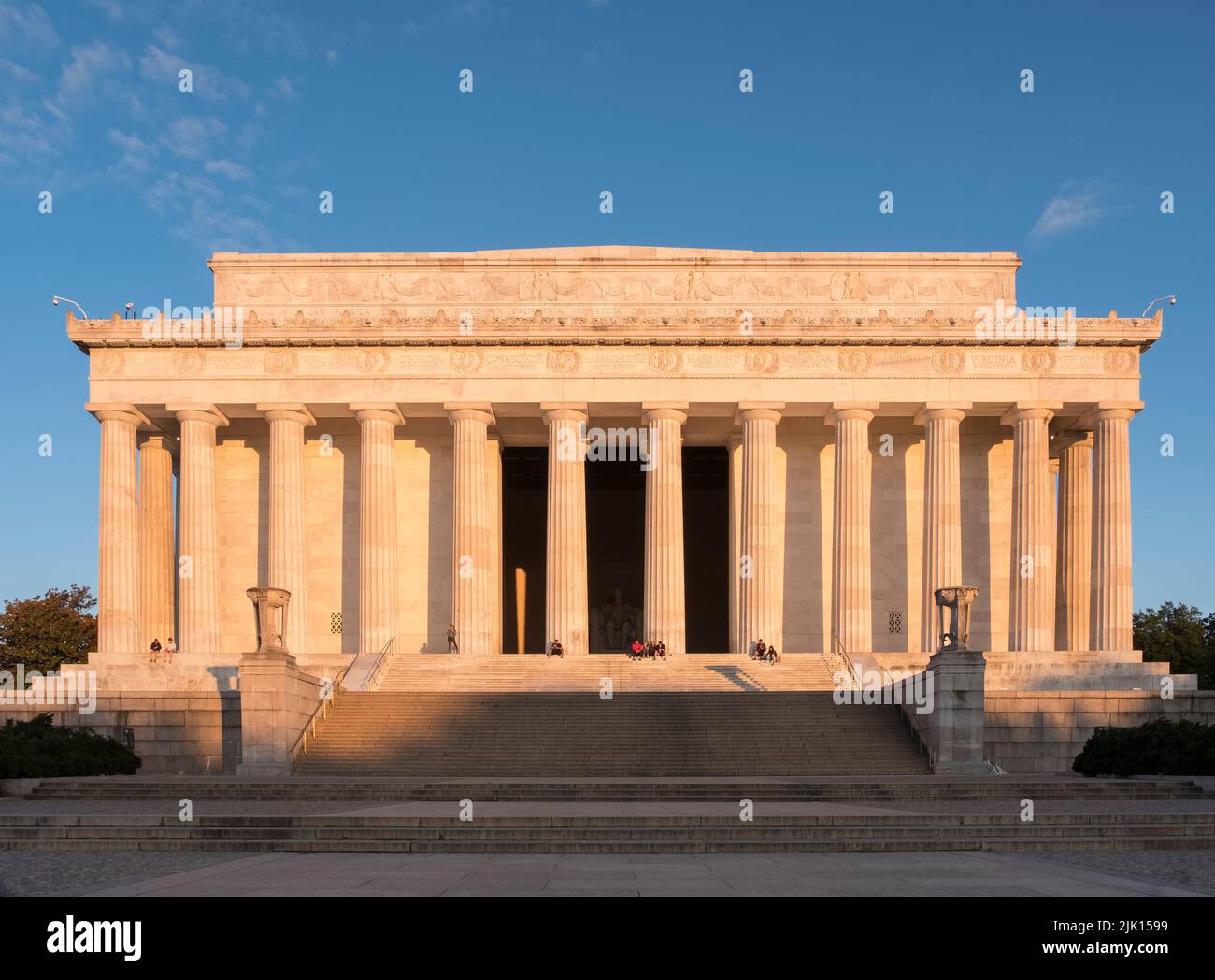 The Lincoln Memorial, National Mall, Washington DC, Vereinigte Staaten von Amerika, Nordamerika Stockfoto