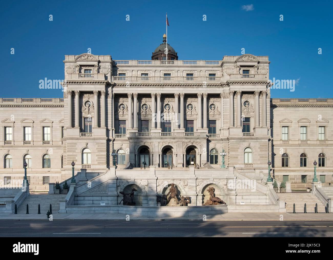 Die Library of Congress, Capitol Hill, Washington DC, Vereinigte Staaten von Amerika, Nordamerika Stockfoto