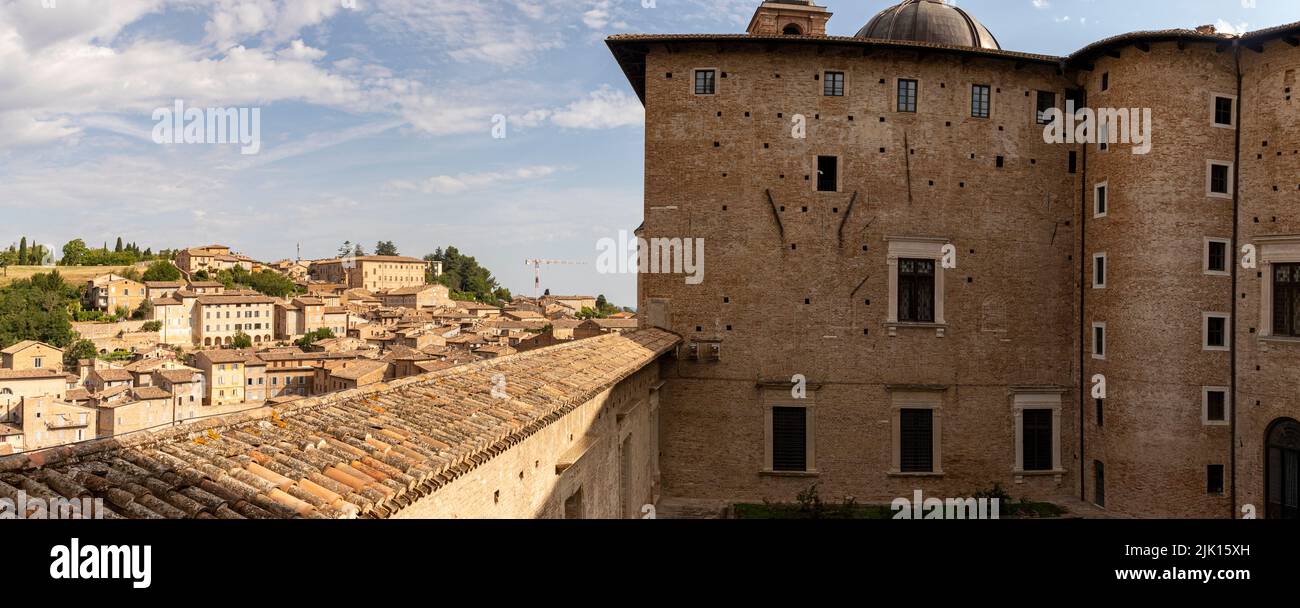 Palazzo Ducale, Urbino, Urbino und Pesaro, Marken, Italien, Europa Stockfoto