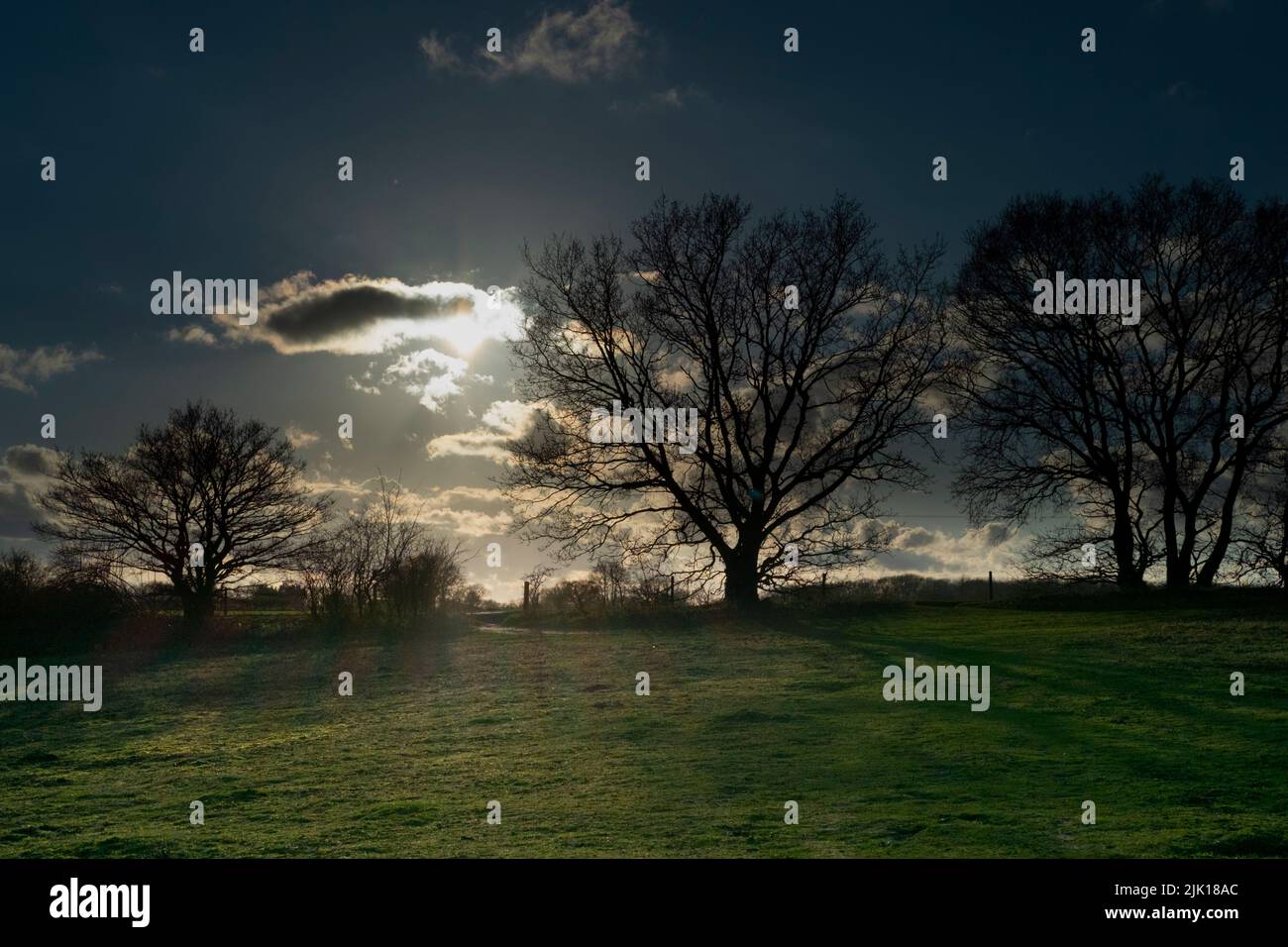 Englische Landschaft Stockfoto