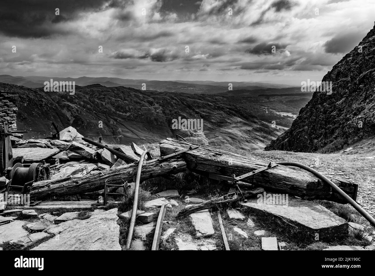 Der alte Mann von Coniston, der Seenbezirk, England. Stockfoto
