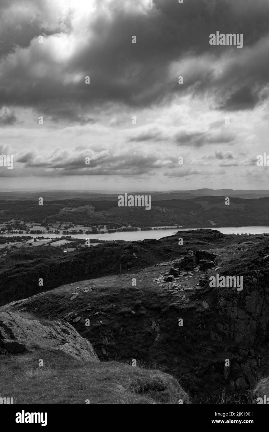 Der alte Mann von Coniston, der Seenbezirk, England. Stockfoto