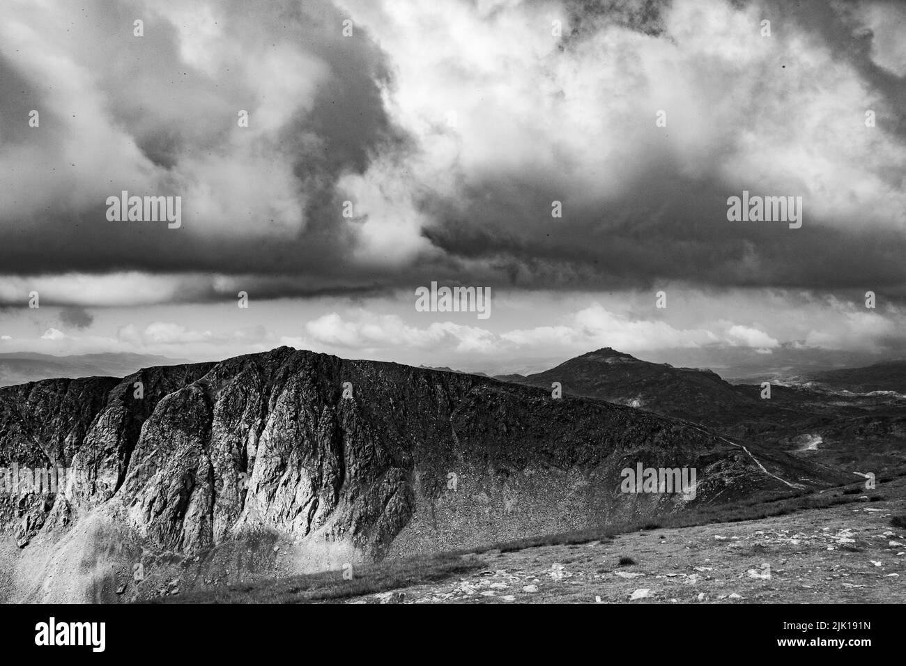Der alte Mann von Coniston, der Seenbezirk, England. Stockfoto