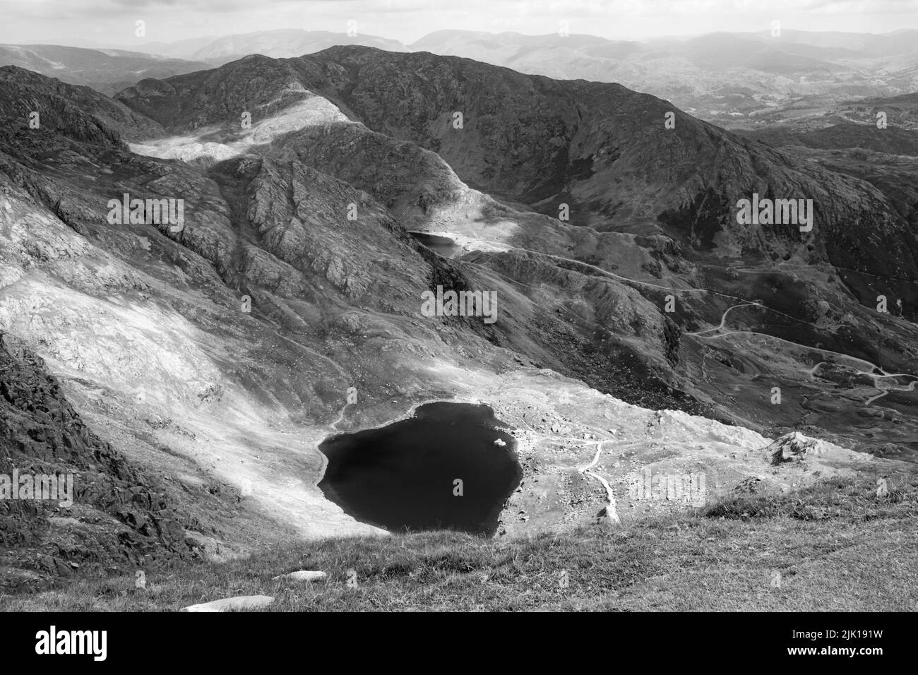 Der alte Mann von Coniston, der Seenbezirk, England. Stockfoto