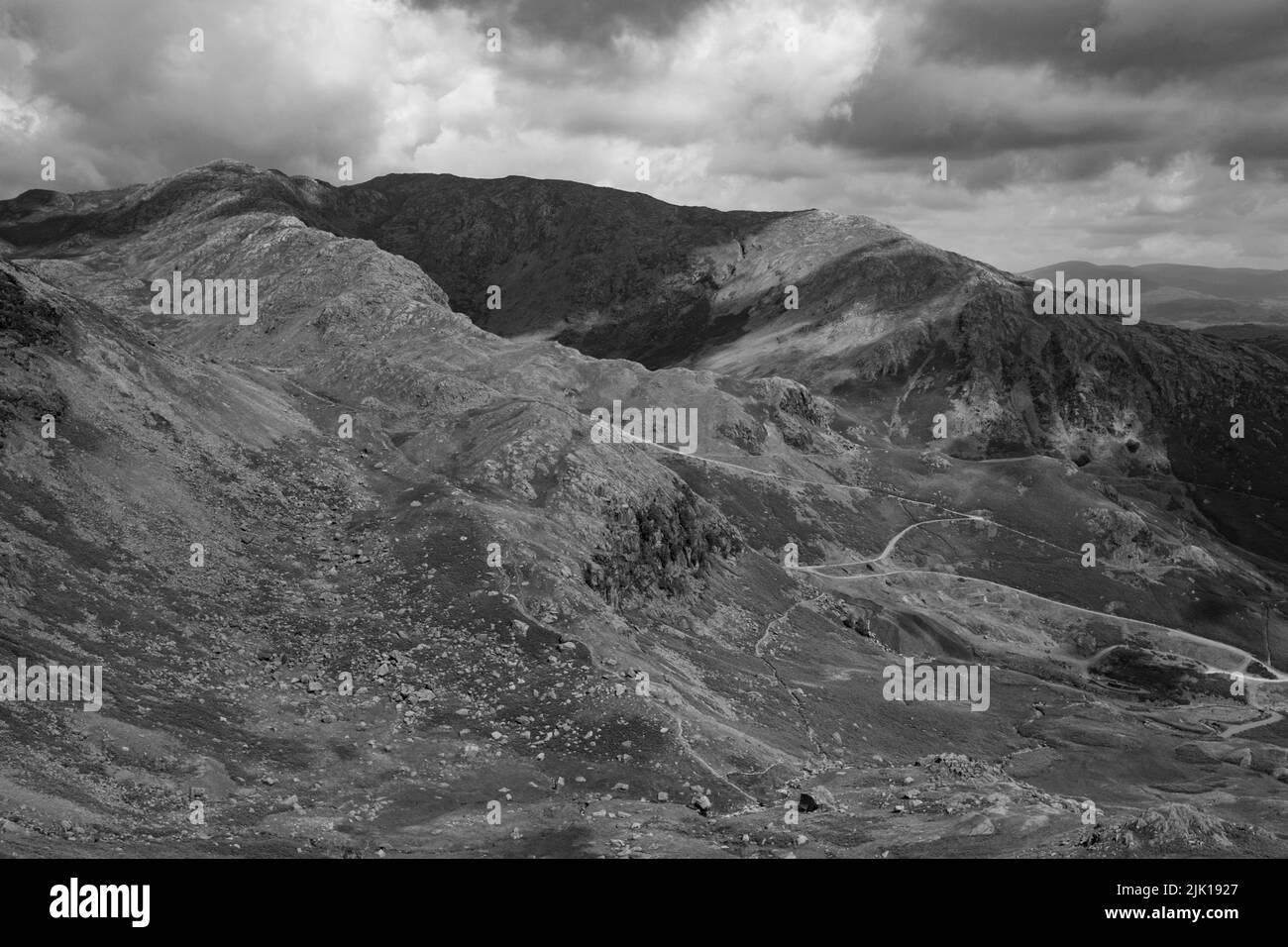 Der alte Mann von Coniston, der Seenbezirk, England. Stockfoto