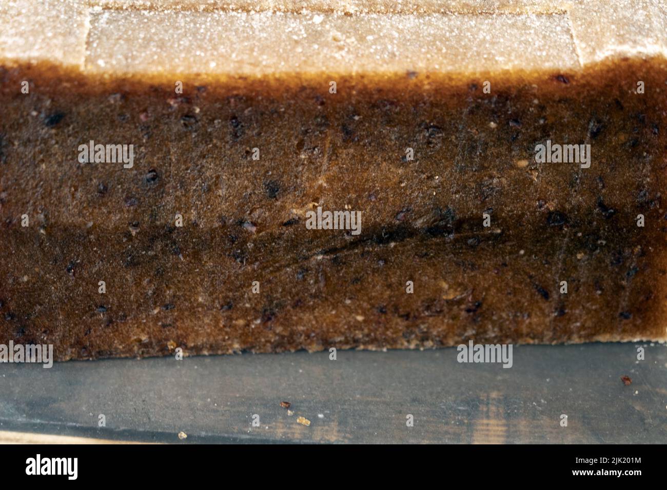 französische Fruchtgelee Marmelade Nahaufnahme Detail Stockfoto