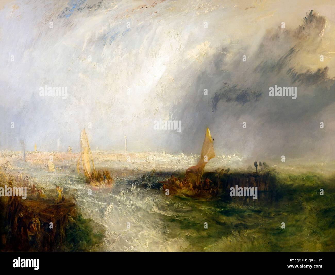 Ostend, Ostende, Joseph Mallord William Turner, 1844, Neue Pinakothek, München, Deutschland, Europa Stockfoto