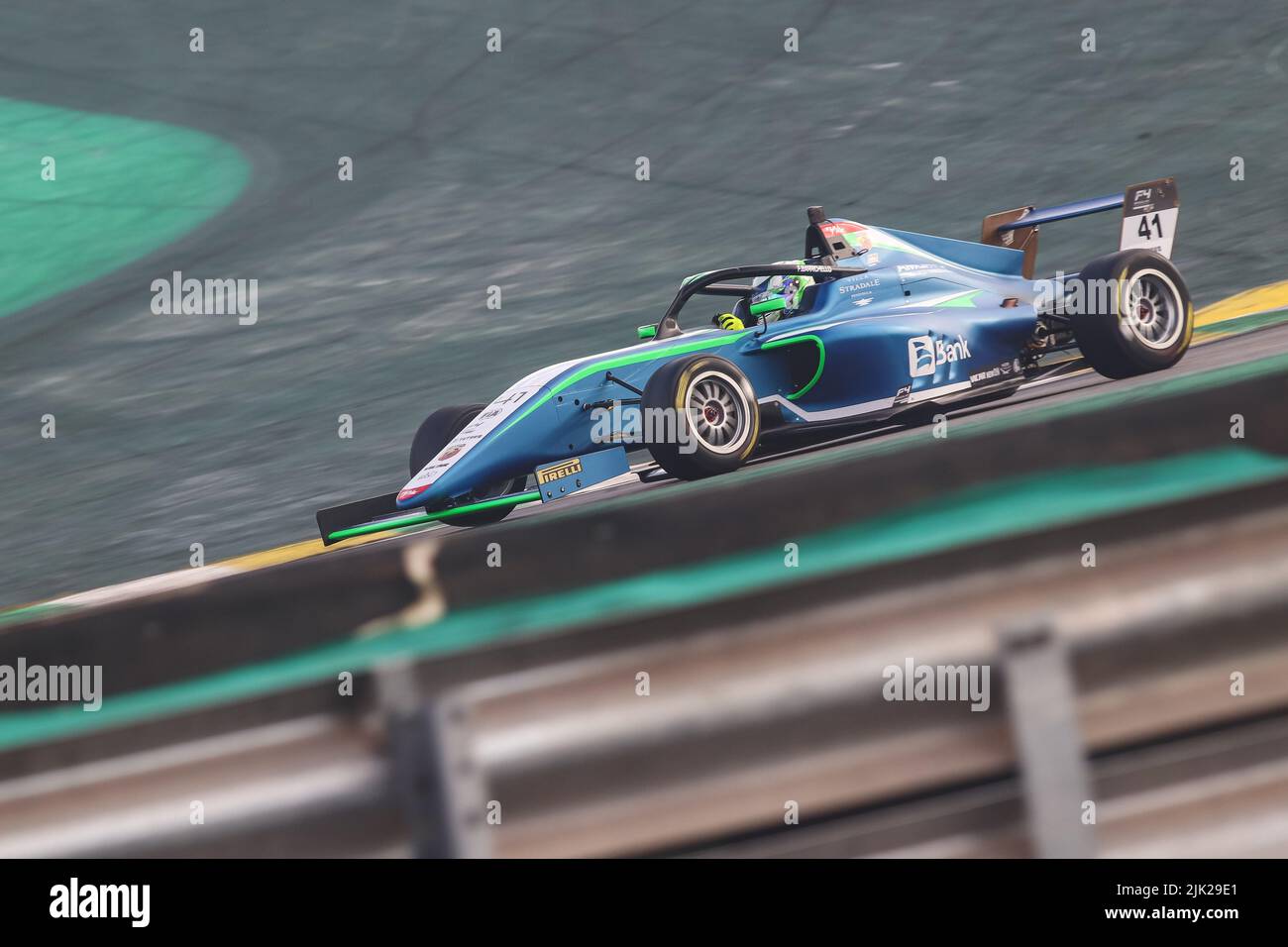 Sao Paulo, Brasilien. 29.. Juli 2022. São PAULO, SP - 29.07.2022: F'RMULA 4 BRASIL EM INTERLAGOS - Fernando Barrichello während des Qualifyings der Formel 4 Brasilien in Interlagos, São Paulo, an diesem Freitagnachmittag (29). (Foto: Yuri Murakami/Fotoarena) Quelle: Foto Arena LTDA/Alamy Live News Stockfoto