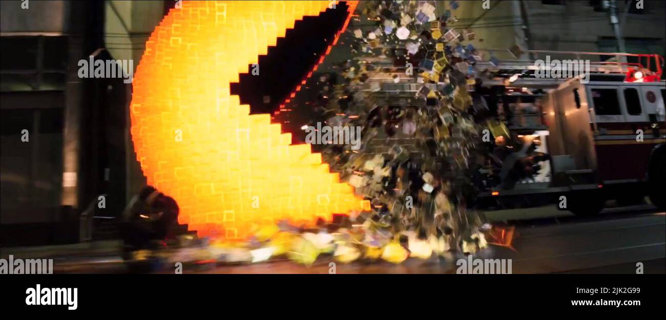 PAC-MAN, PIXEL, 2015 Stockfoto
