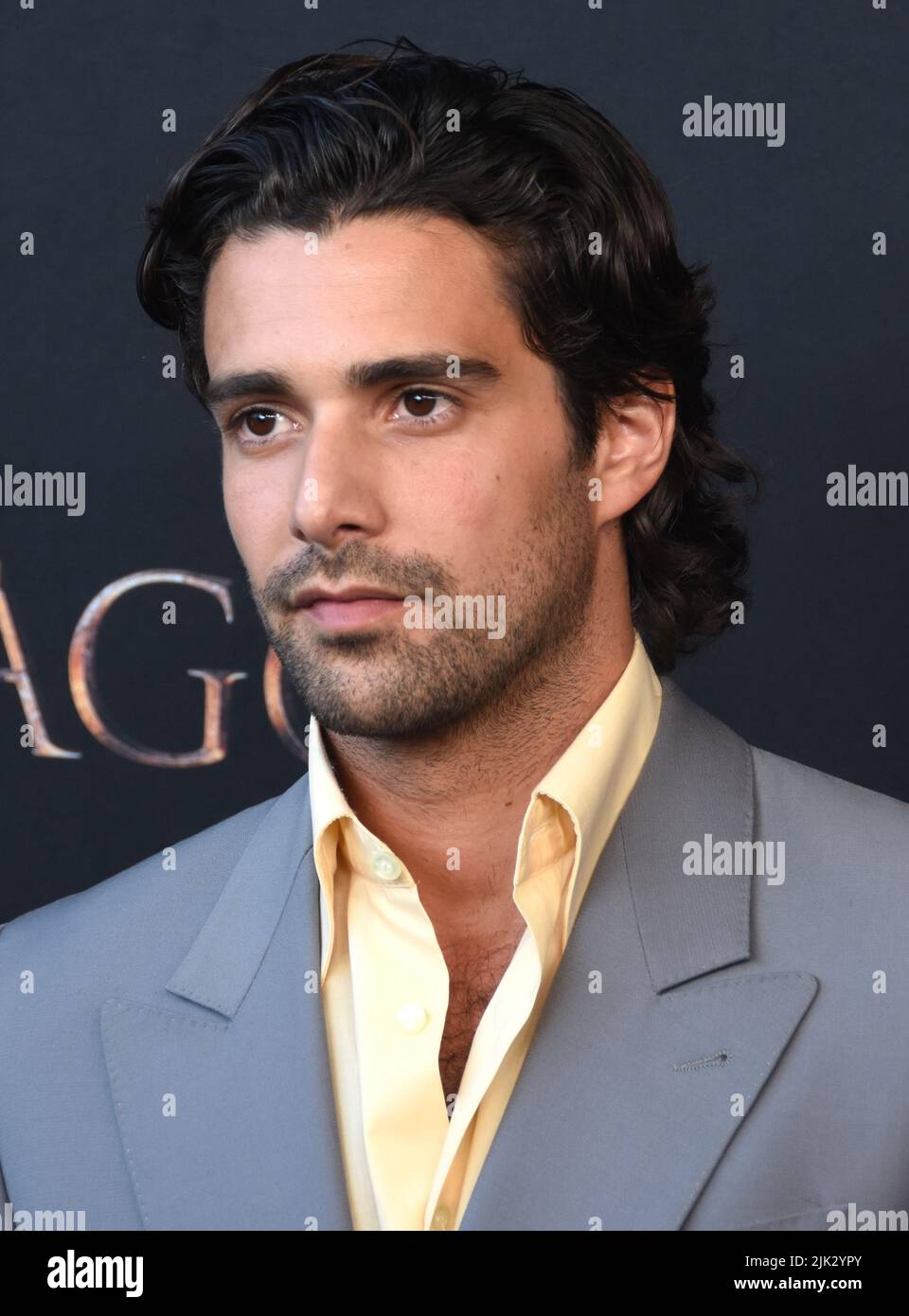 Los Angeles, California, USA 27.. Juli 2022 Darsteller Fabien Frankel besucht HBO Game of Thrones 'House of the Dragon' Premiere im Academy Museum am 27. Juli 2022 in Los Angeles, Kalifornien, USA. Foto von Barry King/Alamy Stockfoto Stockfoto