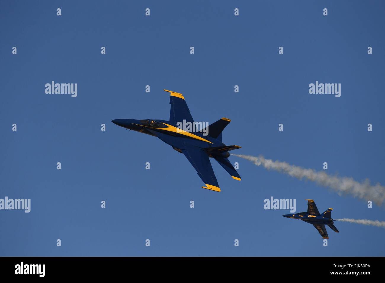 Blue Angel 5 während des Wintertrainings im NAF El Centro im Imperial Valley von Kalifornien Stockfoto