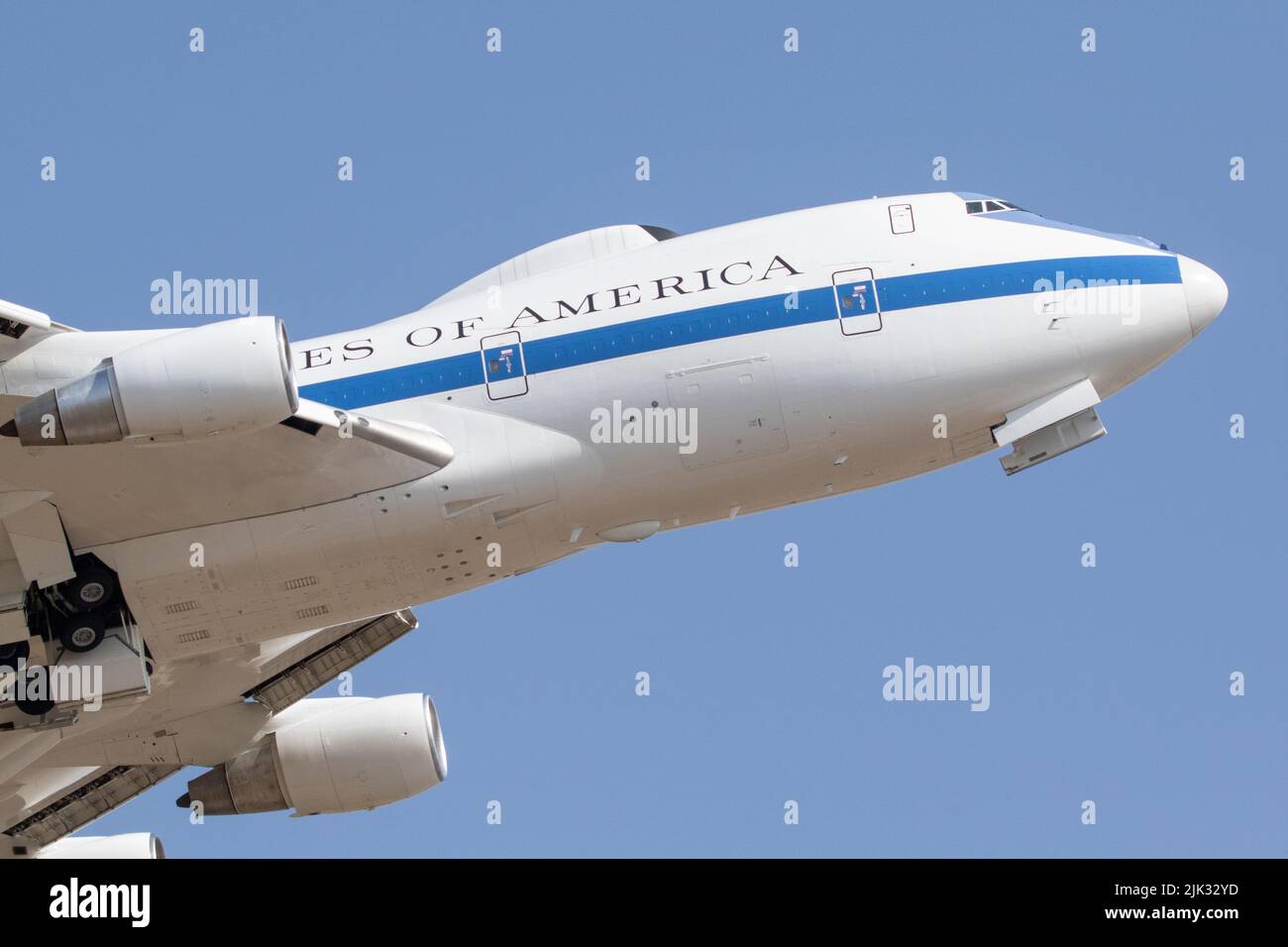 Boeing E-4B beim Start Stockfoto