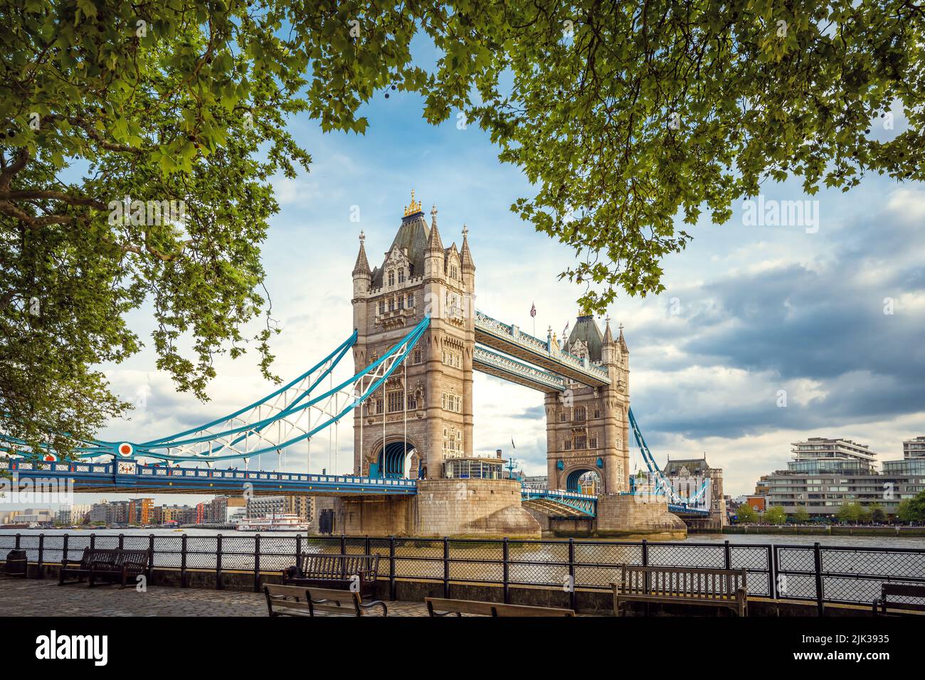 Die berühmte Tower Bridge von london Stockfoto