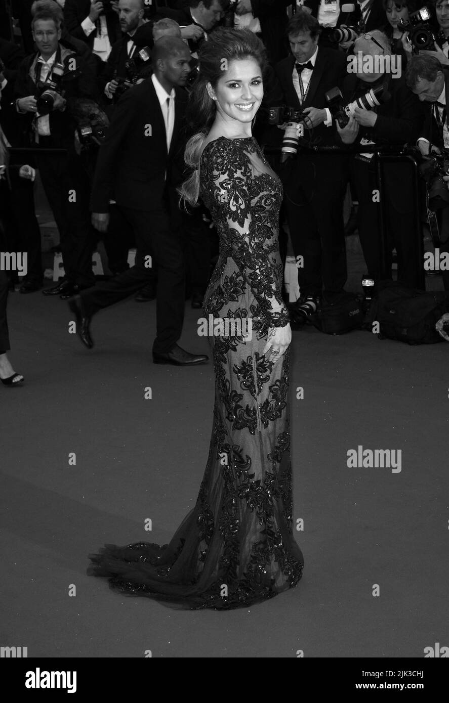 Cannes, Frankreich, 18. 05,2013: Cheryl Cole besucht die Jimmy P. Psychotherapie Einer indischen Premiere während des 66.. Jährlichen Filmfestivals in Cannes im Palais des Festivals in Cannes, Frankreich Stockfoto