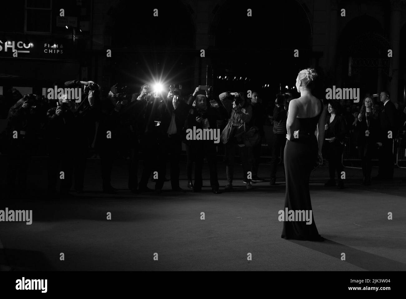 London, UK, 18. Oktober 2015: Kate Winslet besucht die Premiere von Steve Jobs und closing Night Gala, 59. BFI London Film Festival im Odeon Leicester Square in London. Stockfoto