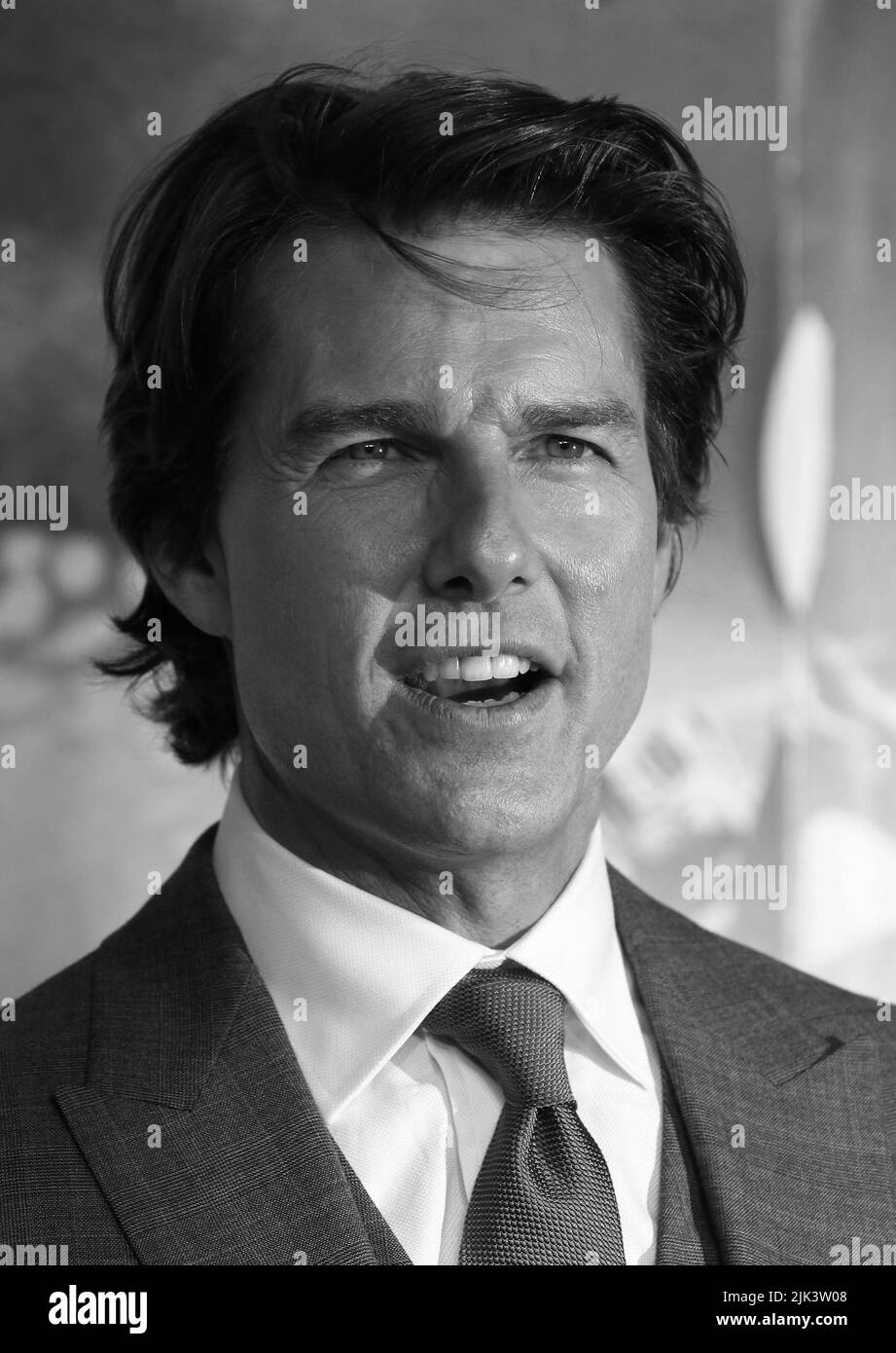 London, UK, 25. Juli 2015: Tom Cruise besucht die Mission Impossible: Rogue Nation-UK Special Screening im BFI IMAX in London Stockfoto