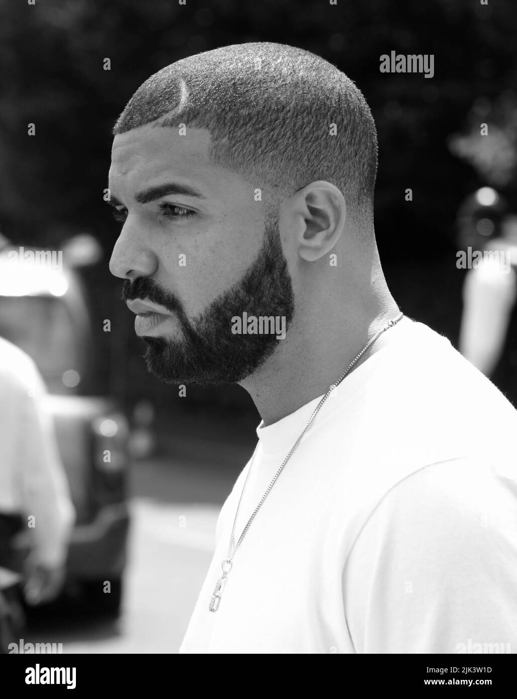 LONDON, UK, 6. Juli 2015: Drake gesehen bei den Wimbledon Championships 2015 Tag sieben Stockfoto