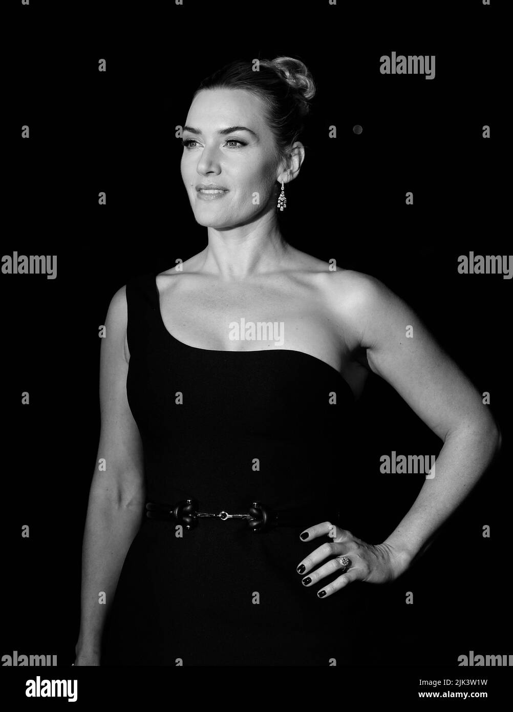 London, UK, 18. Oktober 2015: Kate Winslet nimmt an der Steve Jobs Premiere und Abschlussgala am 59. BFI London Film Festival am Odeon Leicester Square in London Teil Stockfoto