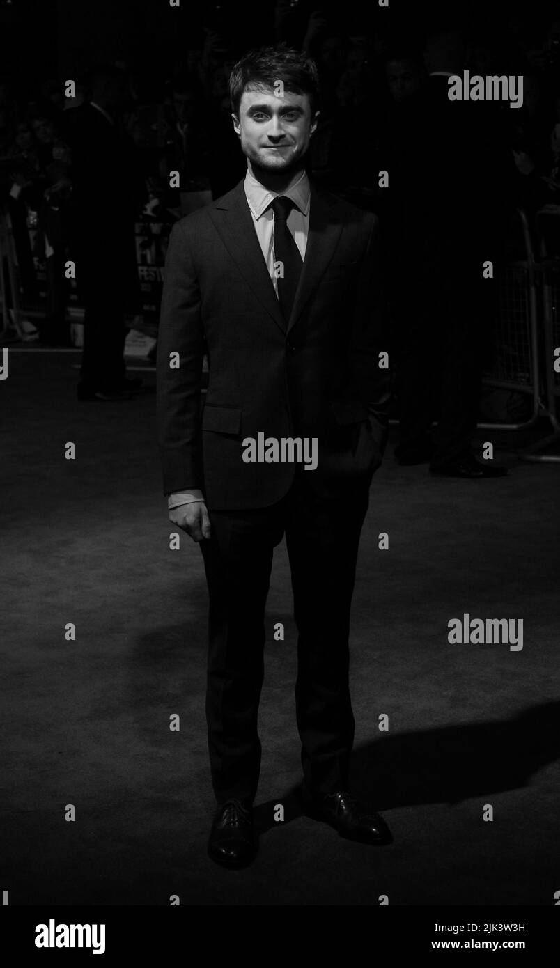 London, Großbritannien, 17.. Oktober 20113. Daniel Radcliffe nimmt an der Vorführung von Kill Your Darlings während des BFI Film Festivals 57. im Odeon West End in London Teil Stockfoto