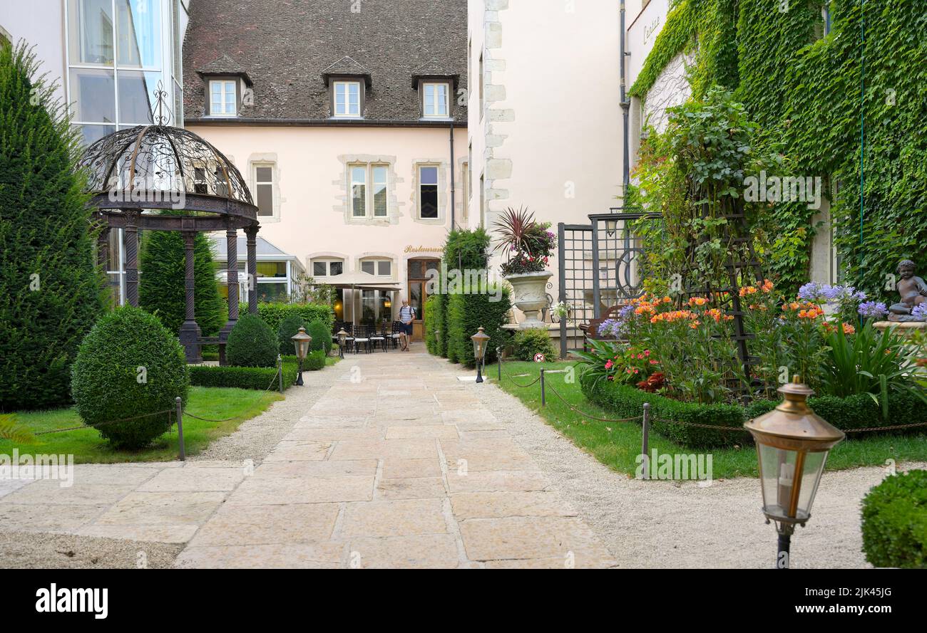 Das Luxushotel Le Cep (SLH / Hyatt), Beaune FR Stockfoto