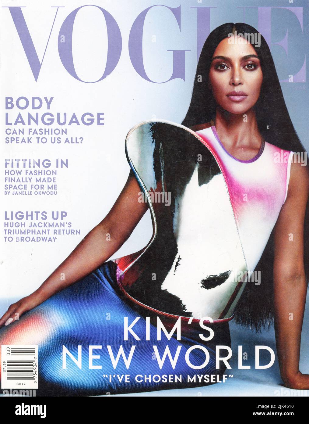 März 2022 Cover der Zeitschrift „Vogue“, USA Stockfoto