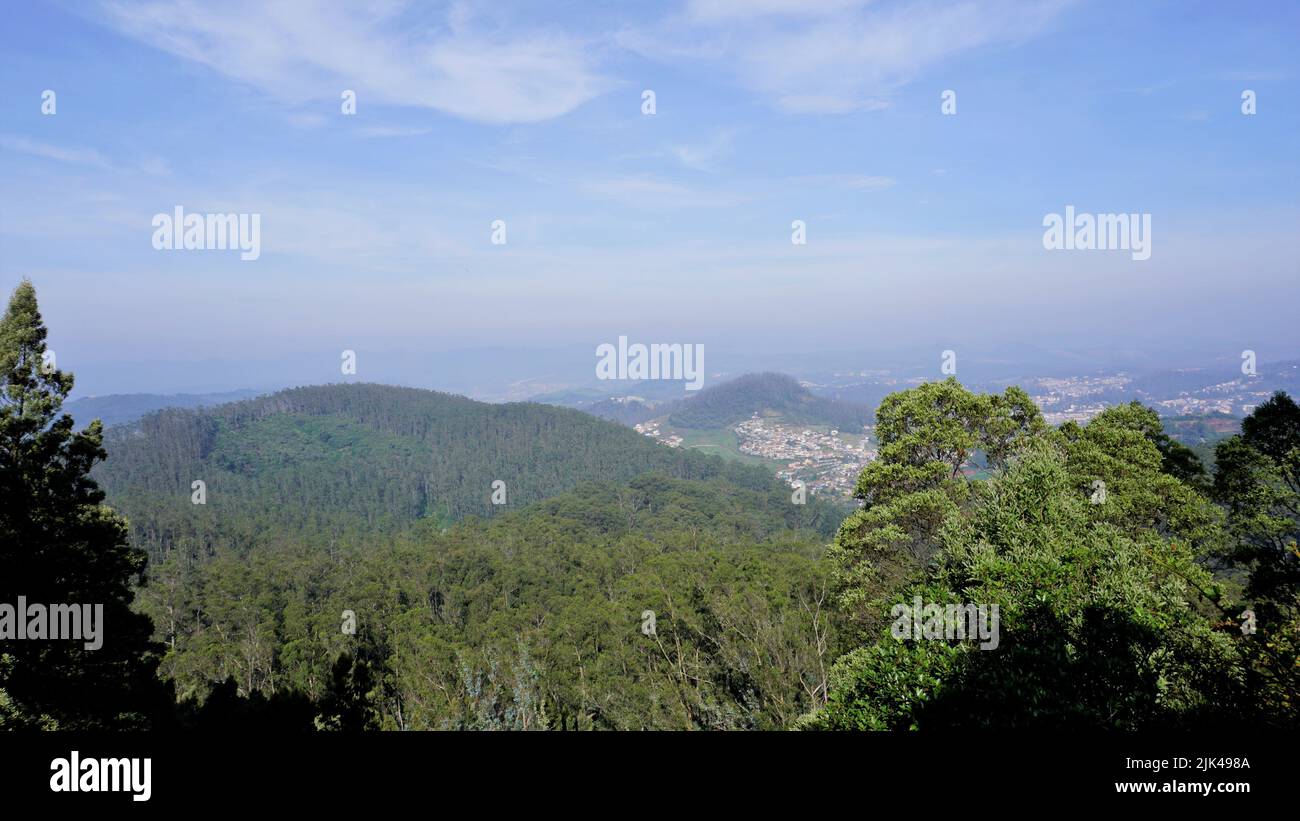 Schöne Landschaften von Ooty. Beste Hintergrundbilder Stockfoto