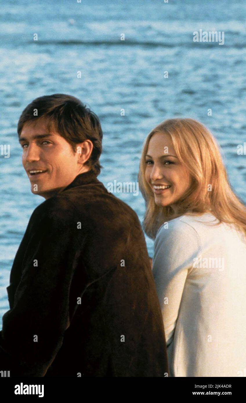 CAVIEZEL, LOPEZ, ENGELAUGEN, 2001 Stockfoto