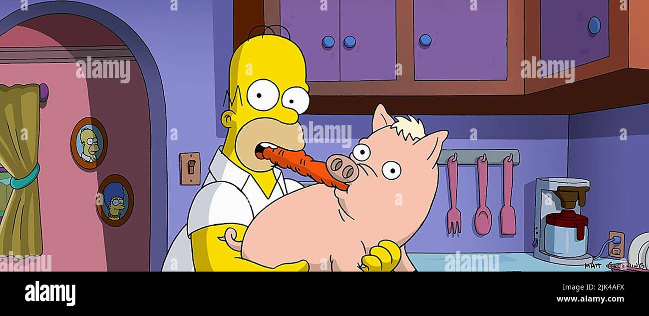 HOMER SIMPSON, der Simpsons Film, 2007 Stockfoto