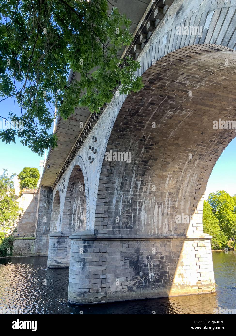 Brücke über den Fluss Etienne in Limoges, Frankreich Stockfoto