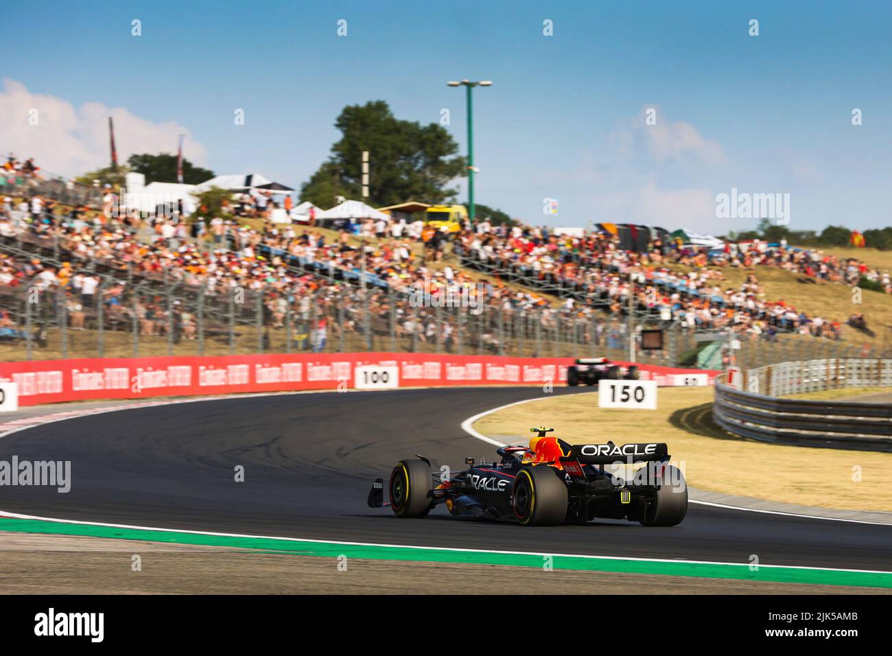 #11 Sergio Perez (MEX, Oracle Red Bull Racing), F1 Grand Prix von Ungarn bei Hungaroring am 29. Juli 2022 in Budapest, Ungarn. (Foto mit ZWEI HOHEN Bildern) Stockfoto