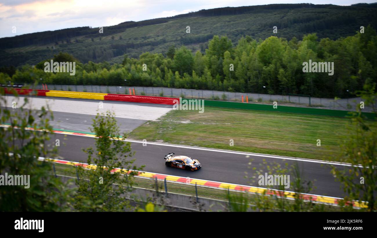 Karim Ojjeh, Benjamin Lessennes, Antoine Leclerc, Adam Eteki, Boutsen Racing, Audi R8 LMS evo II GT3 Stockfoto