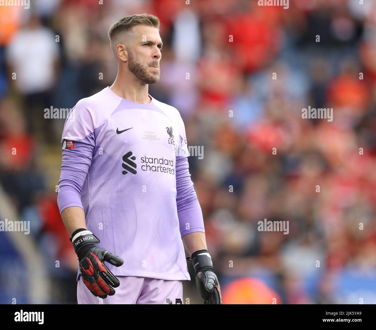 Leicester, England, 30.. Juli 2022. Adrián von Liverpool während des FA Community Shield Spiels im King Power Stadium, Leicester. Bildnachweis sollte lauten: Paul Terry / Sportimage Stockfoto