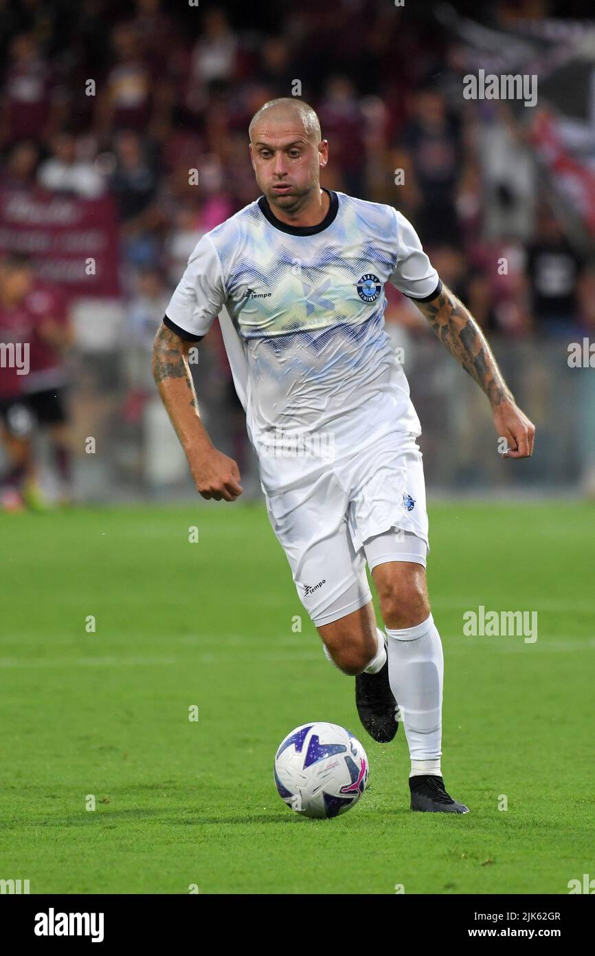 SALERNO, ITALIEN - 30. JULI: Yaroslav Rakitskyi von Adana Demirspor während der Angelo Iervolino Trophy mit Adana Demirspor, Reggina 1914 und US Salernitana Stockfoto