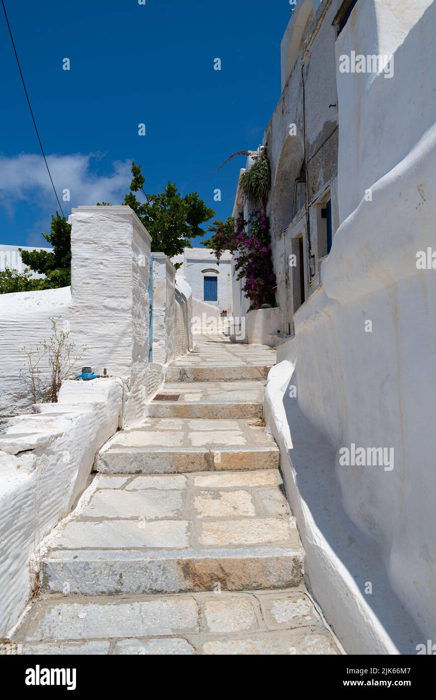 Isternia Dorf auf der Insel Tinos, Greee Stockfoto