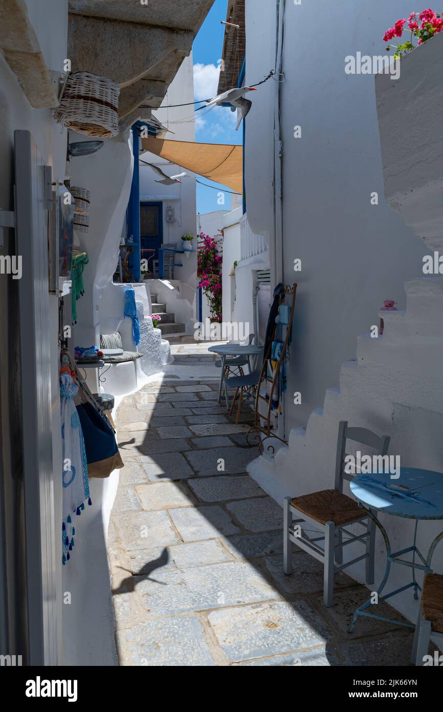 Kardiani Dorf auf der Insel Tinos, Griechenland Stockfoto