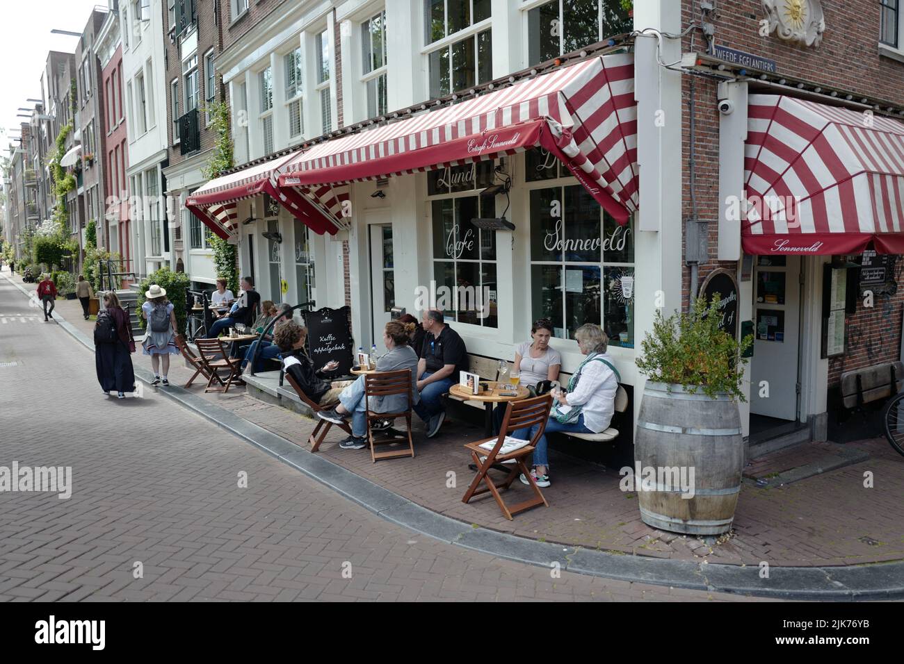 Café Sonneveld in Amsterdam Stockfoto