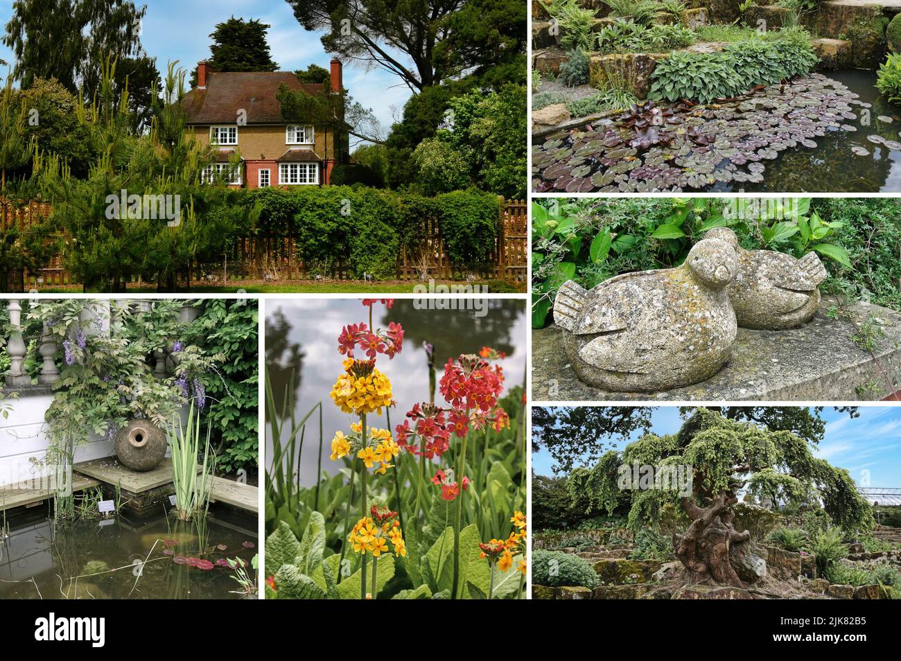 Der RHS-Garten in Wisley ist einer von fünf Gärten, die von der Society betrieben werden, und der am zweithäufigsten besuchte kostenpflichtige Garten in Großbritannien (1) Stockfoto