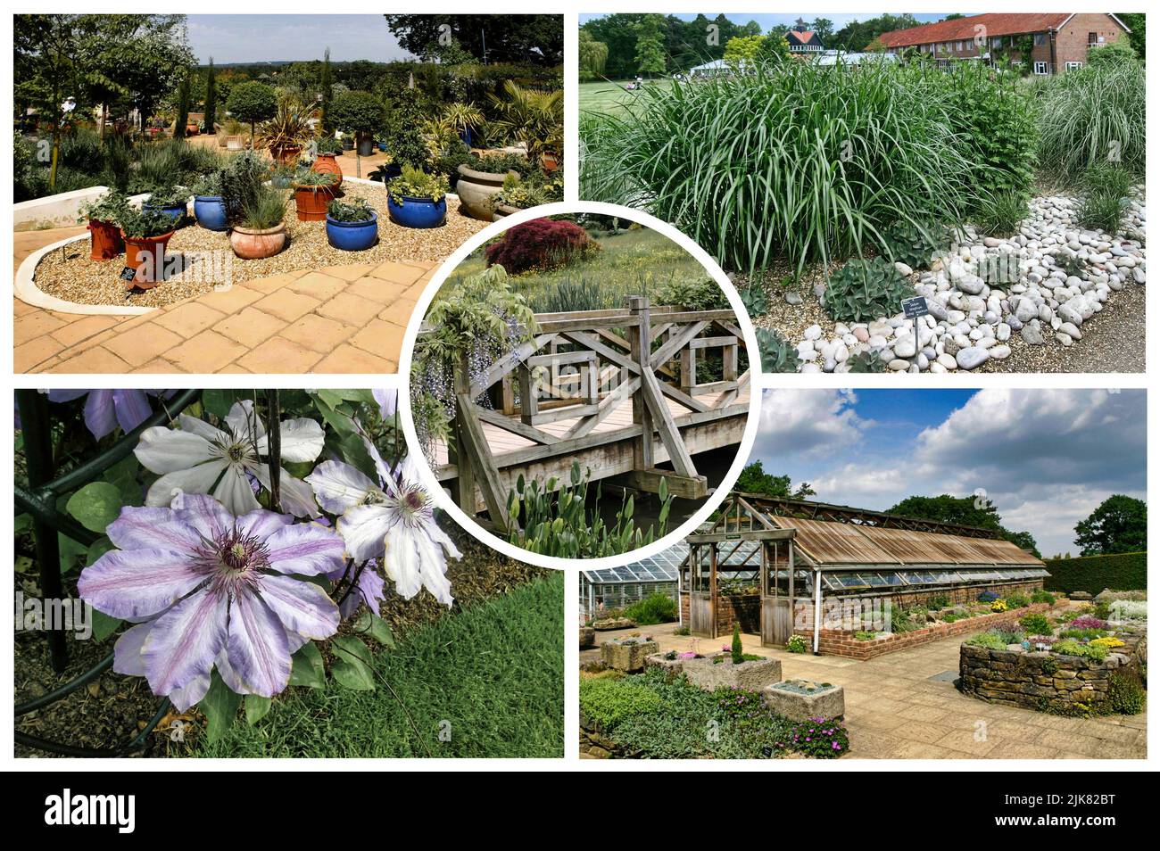 Der RHS-Garten in Wisley ist einer von fünf Gärten, die von der Society betrieben werden, und der am zweithäufigsten besuchte kostenpflichtige Garten in Großbritannien (1) Stockfoto