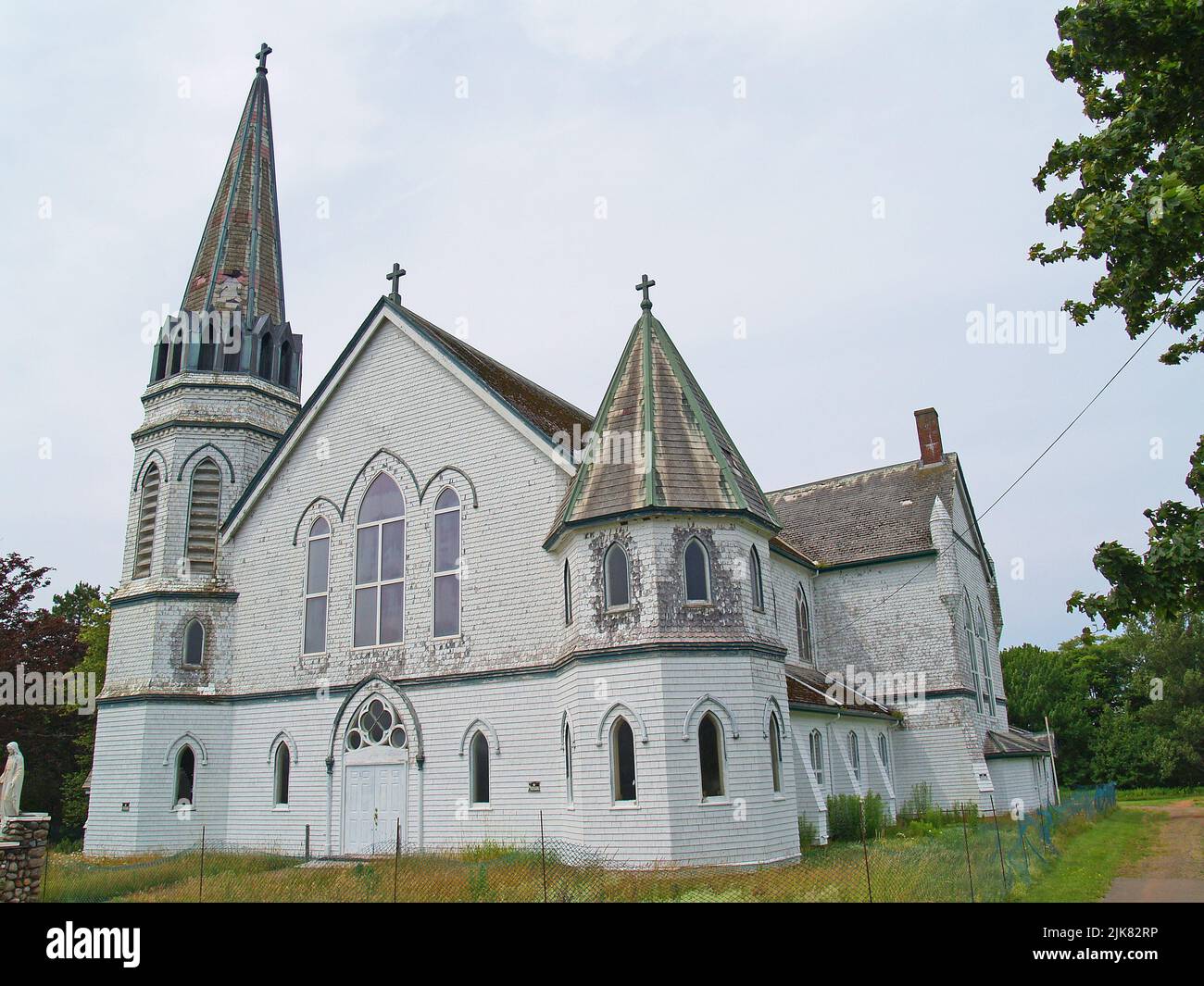 St. Alexis römisch-katholische Kirche, Rollo Bay, PEI Stockfoto