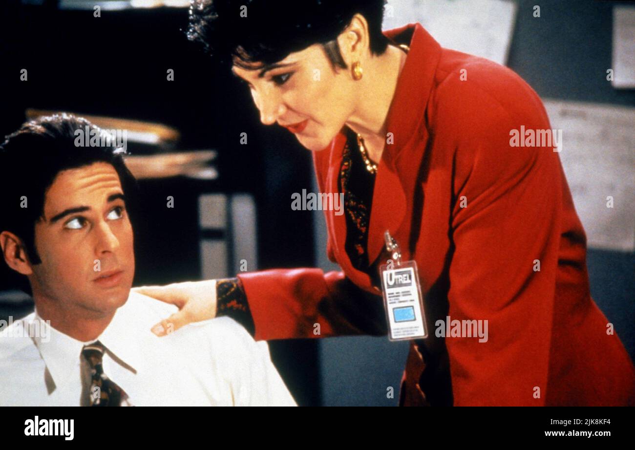 Jonathan Silverman & Robin Bartlett Film 12:01 (1993) Charaktere: Barry Thomas & Anne Jackson Regie: Jack Sholder 05. Juli 1993 **WARNUNG** dieses Foto ist nur für redaktionelle Zwecke bestimmt und unterliegt dem Copyright der NEUEN ZEILE und/oder des Fotografen, der von der Film or Production Company zugewiesen wurde. Es kann nur durch Veröffentlichungen in Verbindung mit der Werbung für den oben genannten Film reproduziert werden. Eine obligatorische Gutschrift für EINE NEUE POSITION ist erforderlich. Der Fotograf sollte ebenfalls angerechnet werden, wenn er bekannt ist. Ohne schriftliche Genehmigung der Film Company kann keine kommerzielle Nutzung gewährt werden. Stockfoto