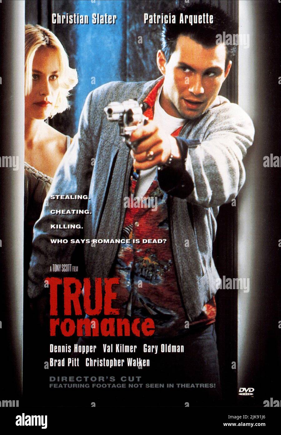 Patricia Arquette & Christian Slater Film True Romance (USA/FR 1993) Charaktere: Alabama Whitman, Clarence Worley Regie: Tony Scott 10. September 1993 **WARNUNG** dieses Foto ist nur für redaktionelle Zwecke bestimmt und urheberrechtlich geschützt von WARNER BROS. Und/oder dem von der Film- oder Produktionsgesellschaft beauftragten Fotografen und dürfen nur durch Veröffentlichungen in Verbindung mit der Werbung für den oben genannten Film reproduziert werden. Eine obligatorische Gutschrift an WARNER BROS. Ist erforderlich. Der Fotograf sollte ebenfalls angerechnet werden, wenn er bekannt ist. Ohne schriftliche Genehmigung der Film Company kann keine kommerzielle Nutzung gewährt werden. Stockfoto