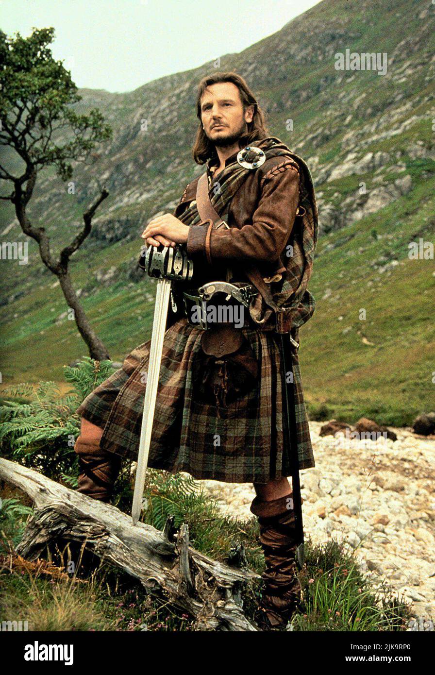 Liam Neeson Film: Rob Roy (USA/UK 1995) Charaktere: Robert Roy MacGregor Regie: Michael Caton-Jones 05. April 1995 **WARNUNG** Dieses Foto ist nur für den redaktionellen Gebrauch bestimmt und unterliegt dem Copyright von UNITED ARTISTS und/oder dem Fotografen, der von der Film- oder Produktionsfirma beauftragt wurde und darf nur von Publikationen im Zusammenhang mit der Bewerbung des oben genannten Films reproduziert werden. Eine obligatorische Gutschrift für UNITED ARTISTS ist erforderlich. Der Fotograf sollte auch bei Bekanntwerden des Fotos gutgeschrieben werden. Ohne schriftliche Genehmigung der Film Company kann keine kommerzielle Nutzung gewährt werden. Stockfoto