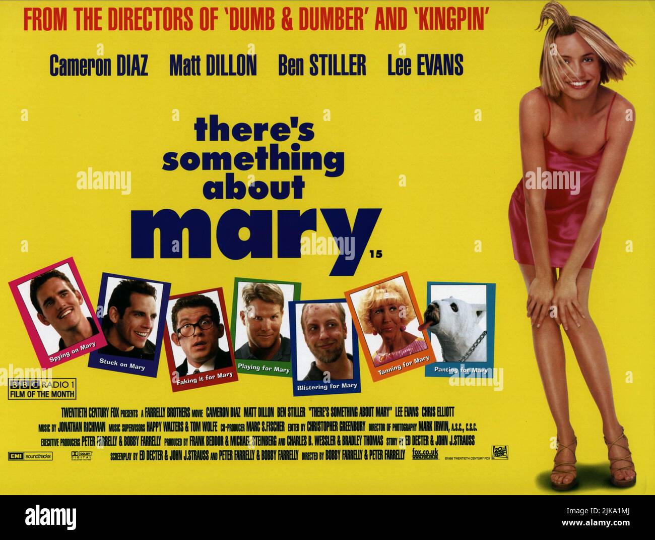 Cameron Diaz Film: There'S Something About Mary (USA 1998) Charaktere: Mary Regie: Bobby Farelly & Peter Farrelly 15 July 1998 **WARNUNG** Dieses Foto ist nur für den redaktionellen Gebrauch bestimmt und unterliegt dem Copyright von 20. CENTURY FOX und/oder des Fotografen, der von der Film- oder Produktionsfirma beauftragt wurde und darf nur durch Publikationen im Zusammenhang mit der Bewerbung des oben genannten Films reproduziert werden. Eine obligatorische Gutschrift an 20. CENTURY FOX ist erforderlich. Der Fotograf sollte auch bei Bekanntwerden des Fotos gutgeschrieben werden. Ohne schriftliche Genehmigung der Film Company kann keine kommerzielle Nutzung gewährt werden. Stockfoto