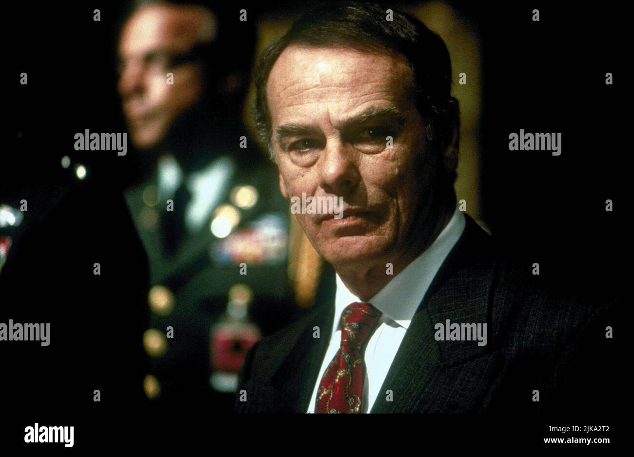 Dean Stockwell Film Air Force One (USA/DE 1997) Charaktere: Verteidigungsminister Walter Dekan Regie: Wolfgang Petersen 21. Juli 1997 **WARNUNG** dieses Foto ist nur für redaktionelle Zwecke bestimmt und unterliegt dem Urheberrecht von COLUMBIA PICTURES und/oder dem Fotografen, der von der Film or Production Company beauftragt wurde. Eine obligatorische Gutschrift für COLUMBIA PICTURES ist erforderlich. Der Fotograf sollte ebenfalls angerechnet werden, wenn er bekannt ist. Ohne schriftliche Genehmigung der Film Company kann keine kommerzielle Nutzung gewährt werden. Stockfoto