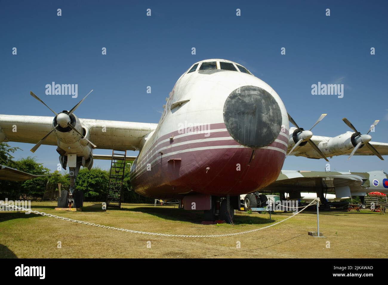 Armstrong Whitworth Argosy, 650, G-APRL, im Midland Air Museum, Coventry, Stockfoto