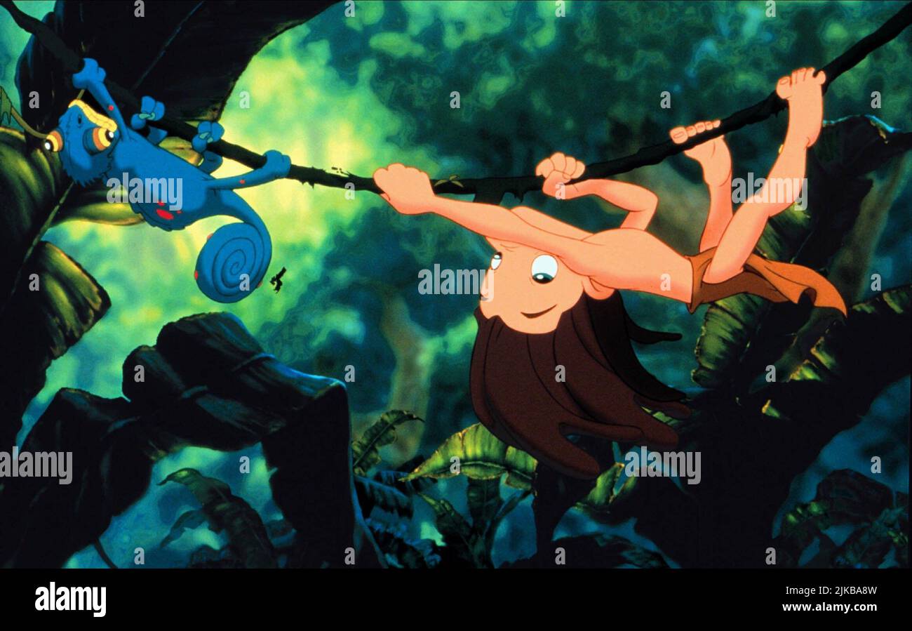Tarzan Film Tarzan (USA 1999) Charaktere: Tarzan Regisseur: Chris Buck & Kevin Lima 16. Juni 1999 **WARNUNG** dieses Foto ist nur für redaktionelle Zwecke bestimmt und unterliegt dem Urheberrecht von DISNEY und/oder dem Fotografen, der von der Film- oder Produktionsgesellschaft beauftragt wurde. Es kann nur durch Veröffentlichungen in Verbindung mit der Werbung für den obigen Film reproduziert werden. Eine obligatorische Gutschrift für DISNEY ist erforderlich. Der Fotograf sollte ebenfalls angerechnet werden, wenn er bekannt ist. Ohne schriftliche Genehmigung der Film Company kann keine kommerzielle Nutzung gewährt werden. Stockfoto