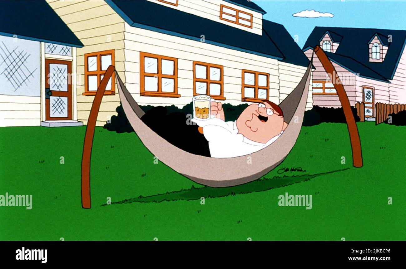 Peter Griffin Television: Family Guy (1999) Charaktere: Peter Griffin Hammock 31. Januar 1999 **WARNUNG** dieses Foto ist nur für redaktionelle Zwecke bestimmt und unterliegt dem Copyright von 20TH CENTURY FOX TELEVISION und/oder dem Fotografen, der von der Film or Production Company beauftragt wurde. Es ist eine obligatorische Gutschrift für 20TH CENTURY FOX TELEVISION erforderlich. Der Fotograf sollte ebenfalls angerechnet werden, wenn er bekannt ist. Ohne schriftliche Genehmigung der Film Company kann keine kommerzielle Nutzung gewährt werden. Stockfoto