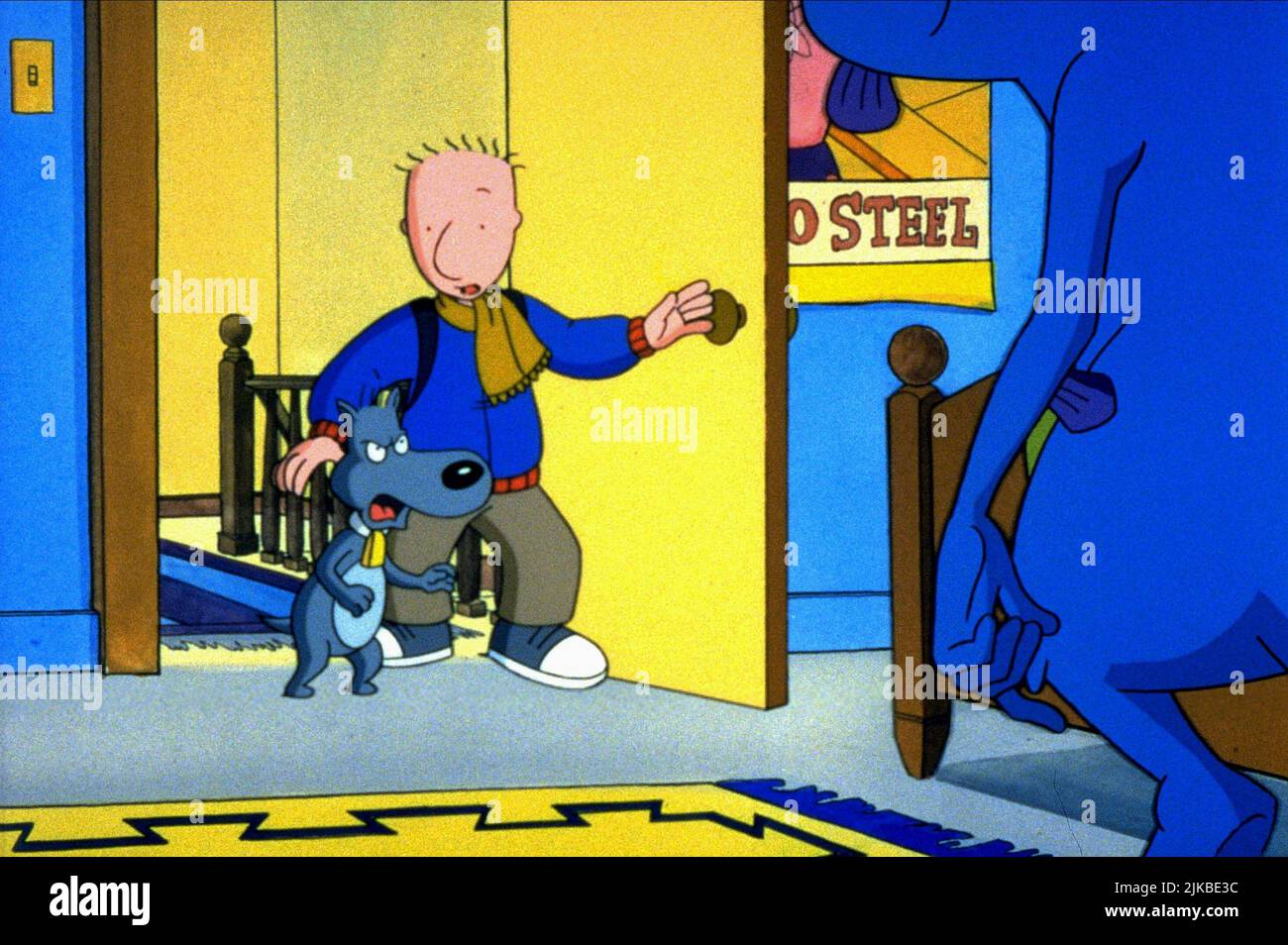 Porkchop & Doug Funnie Film Doug's 1st Movie (1999) Charaktere: & Doug Funnie Regie: Maurice Joyce 19. März 1999 **WARNUNG** dieses Foto ist nur für redaktionelle Zwecke bestimmt und unterliegt dem Copyright von WALT DISNEY und/oder dem Fotografen, der von der Film- oder Produktionsgesellschaft zugewiesen wurde. Es kann nur durch Veröffentlichungen in Verbindung mit der Werbung für den oben genannten Film reproduziert werden. Es ist eine obligatorische Gutschrift für WALT DISNEY erforderlich. Der Fotograf sollte ebenfalls angerechnet werden, wenn er bekannt ist. Ohne schriftliche Genehmigung der Film Company kann keine kommerzielle Nutzung gewährt werden. Stockfoto