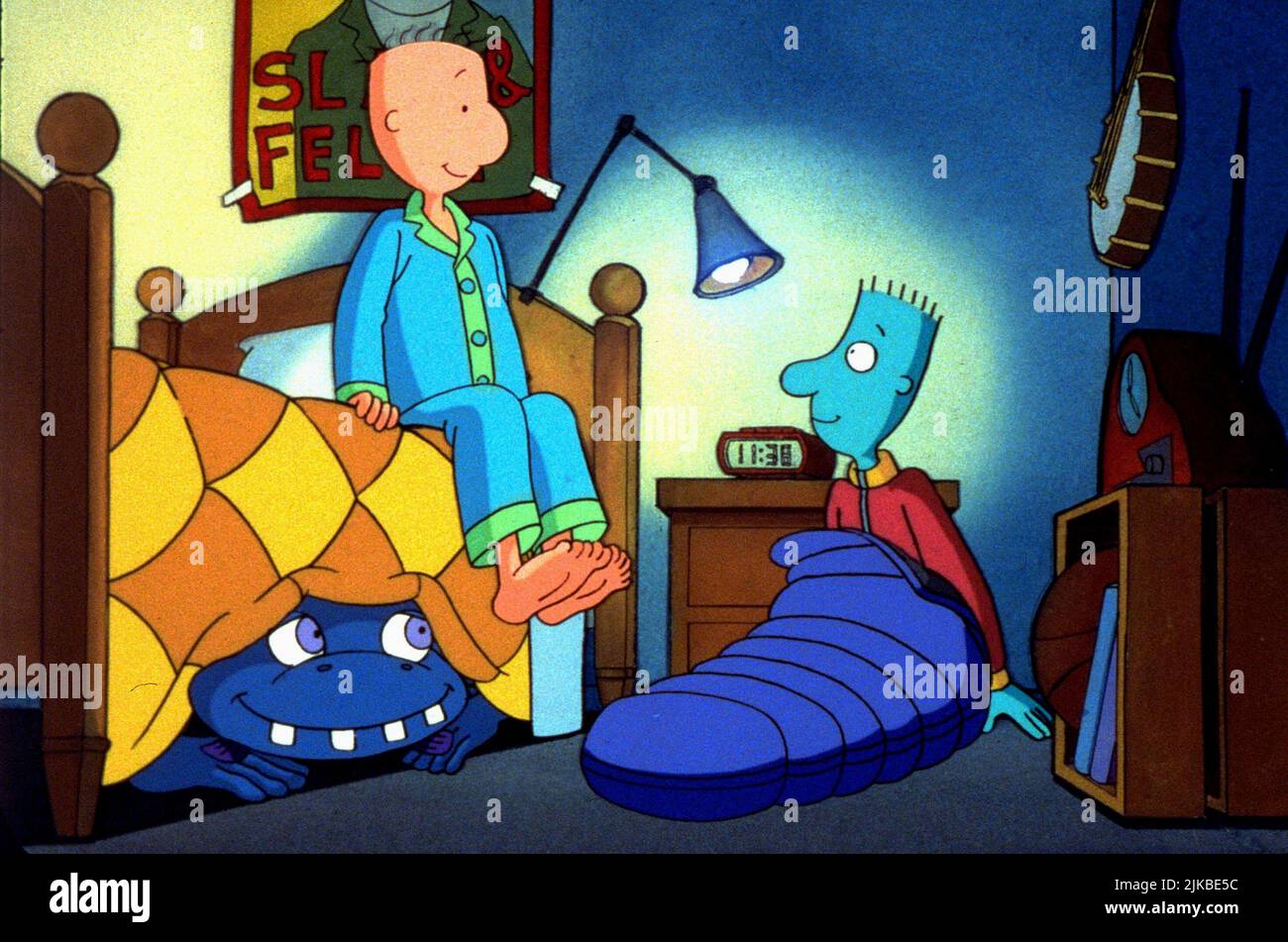 Doug Funnie, Skeeter & Monster Film: Doug'S 1. Film (1999) Charaktere: Doug Funnie, & Regie: Maurice Joyce 19 March 1999 **WARNUNG** Dieses Foto ist nur für redaktionelle Zwecke bestimmt und unterliegt dem Copyright von WALT DISNEY und/oder dem von der Film- oder Produktionsfirma beauftragten Fotografen und kann nur von Publikationen im Zusammenhang mit der Bewerbung des oben genannten Films reproduziert werden. Eine obligatorische Gutschrift an WALT DISNEY ist erforderlich. Der Fotograf sollte auch bei Bekanntwerden des Fotos gutgeschrieben werden. Ohne schriftliche Genehmigung der Film Company kann keine kommerzielle Nutzung gewährt werden. Stockfoto