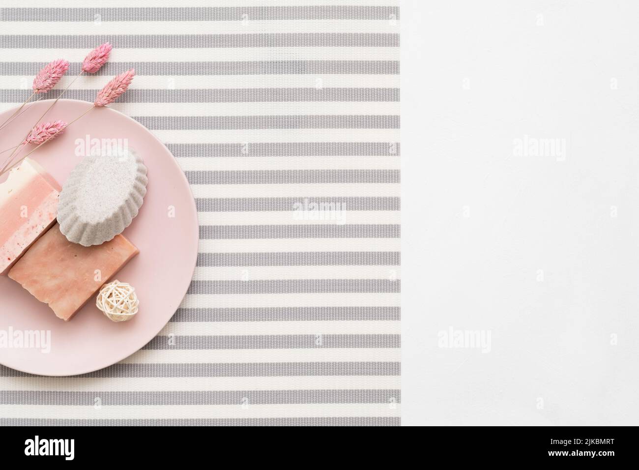 diy Hautpflege kosmetische Produkte handgemachte Seife Stockfoto